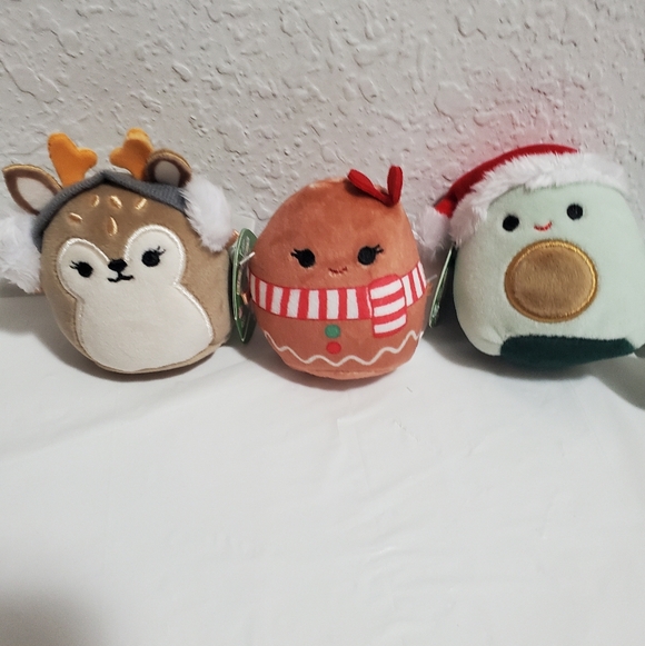 Squishmallows Other - Squishmallows Christmas Micromallows, Set Of 3